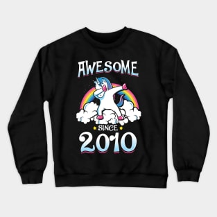 Awesome Since 2010 Crewneck Sweatshirt